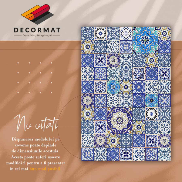 Vinyl tapijt Spaanse bloemen