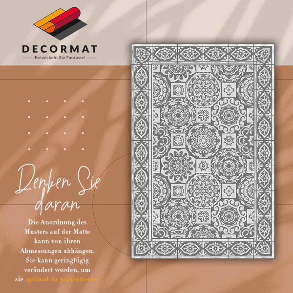 Vinyl vloerkleed Griekse geometrie