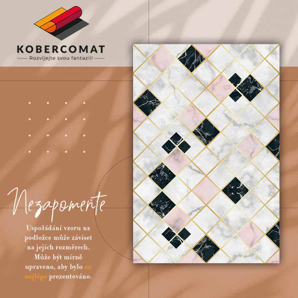 Vinyl vloerkleed Mooi marmer