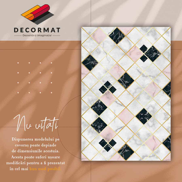 Vinyl vloerkleed Mooi marmer
