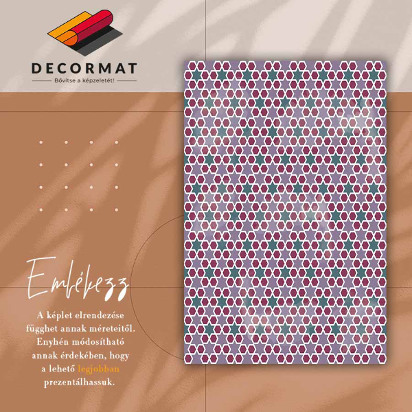 Vinyl tapijt Geometrische sterren