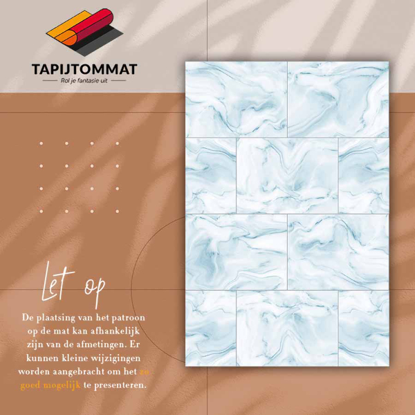 Vinyl tapijt Marmeren tegels
