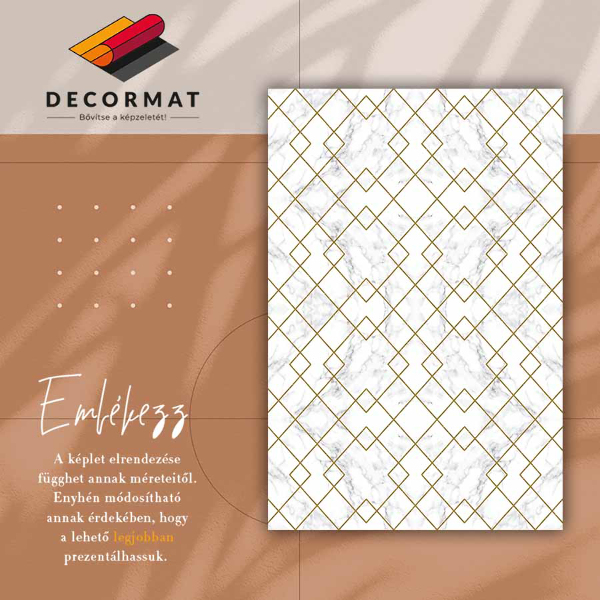 PVC mat Gedecoreerd marmer