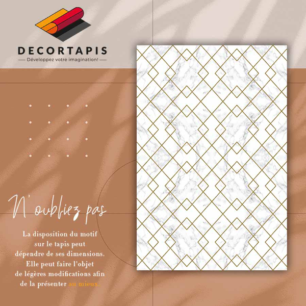PVC mat Gedecoreerd marmer