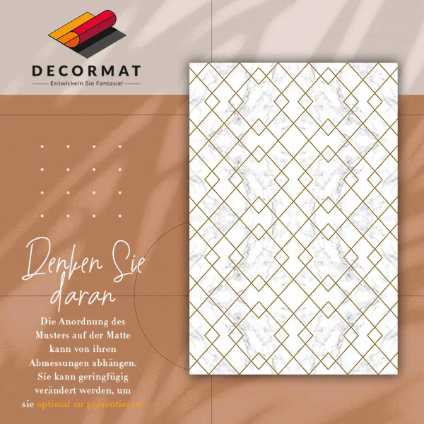 PVC mat Gedecoreerd marmer
