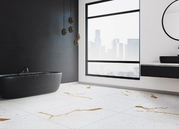 Vinyl tapijt Stenen tegels