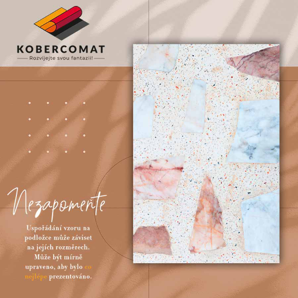 Vloerkleed vinyl Mooi marmer