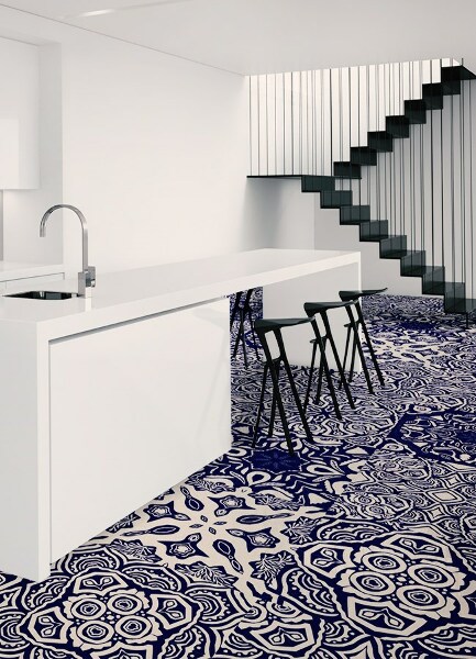 Vinyl tapijt Spaanse tegels