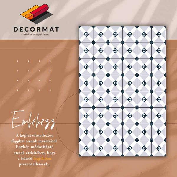 Vinyl tapijt Geometrische diamanten