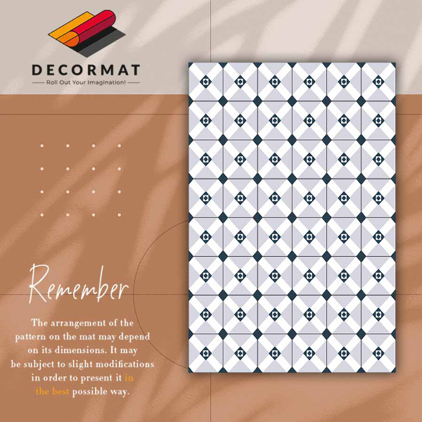Vinyl tapijt Geometrische diamanten
