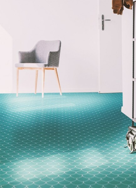 Vinyl tapijt Geometrische schalen