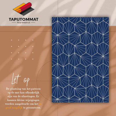 PVC tapijt Hexagons