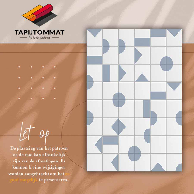 Vinyl tapijt Geometrische vormen