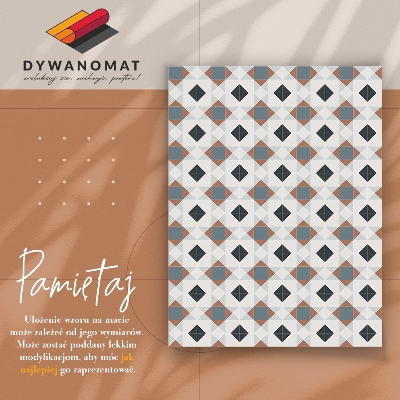 Vinyl vloerkleed Geometrische diamanten