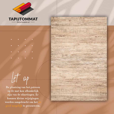 Vinyl tapijt Rauw hout