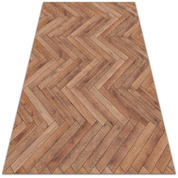 Vloerkleed vinyl Parquet -visgraat