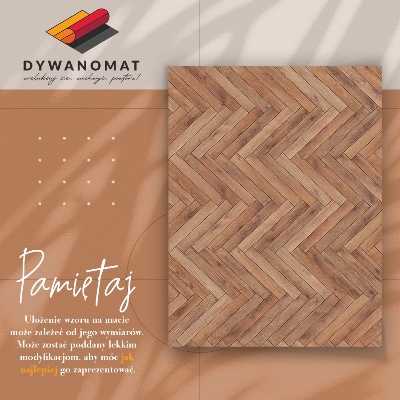 Vloerkleed vinyl Parquet -visgraat