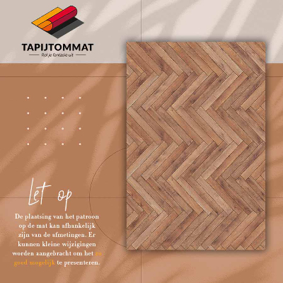 Vloerkleed vinyl Parquet -visgraat