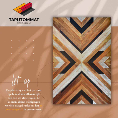 Vinyl tapijt Parquet -visgraat