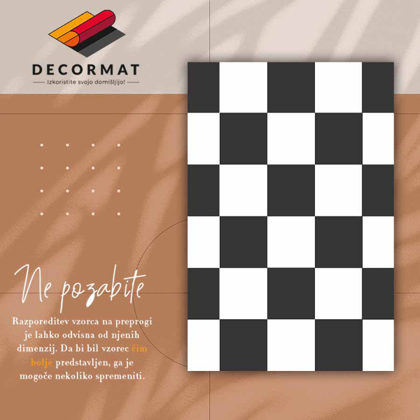 Tapijt vinyl Schaakbord