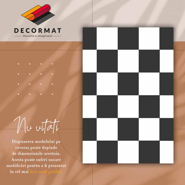 Tapijt vinyl Schaakbord