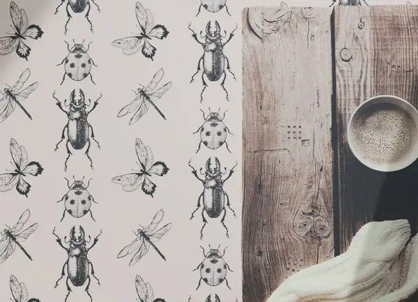 Vinyl tapijt Verschillende insecten