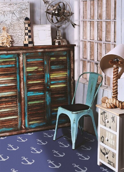 Vinyl vloerkleed Ankers