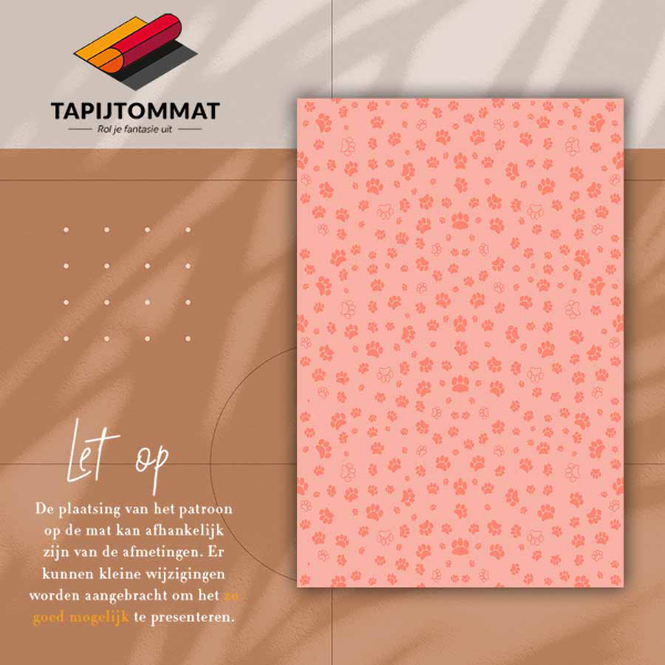 Vinyl vloerkleed Pootafdrukken
