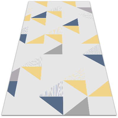 Vinyl vloerkleed Geometrische driehoeken