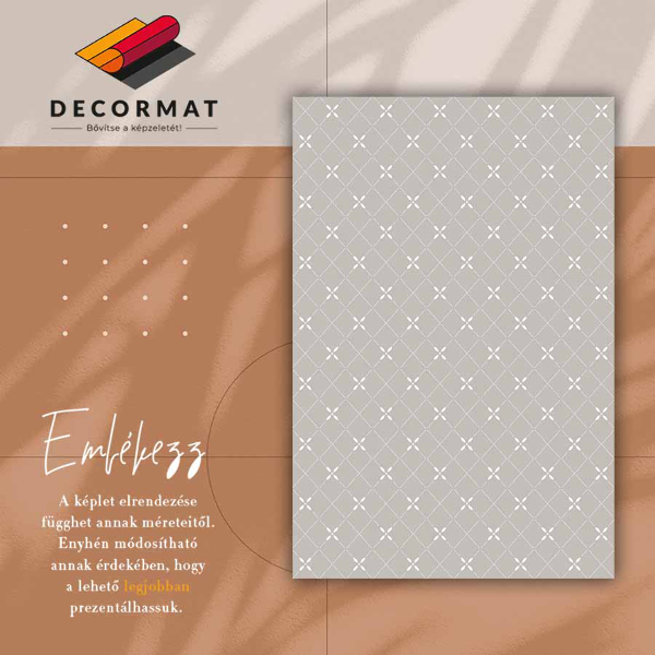 PVC mat Delicate kruisen