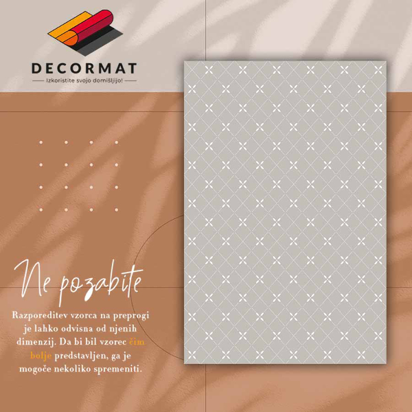 PVC mat Delicate kruisen