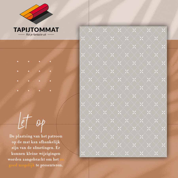 PVC mat Delicate kruisen