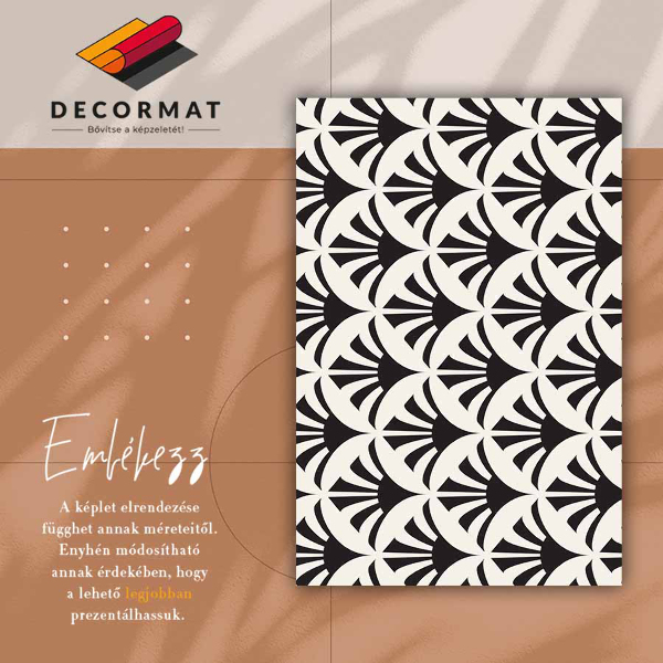 Vinyl tapijt Geometrische bladeren