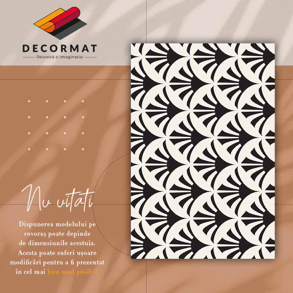 Vinyl tapijt Geometrische bladeren
