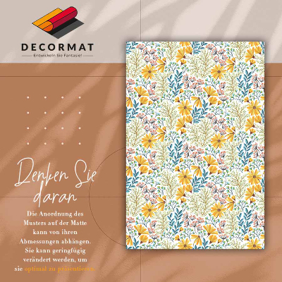 Vinyl vloerkleed Lente bloemen