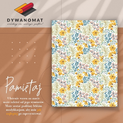 Vinyl vloerkleed Lente bloemen