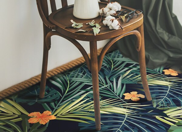 Vinyl vloerkleed Tropische bladeren