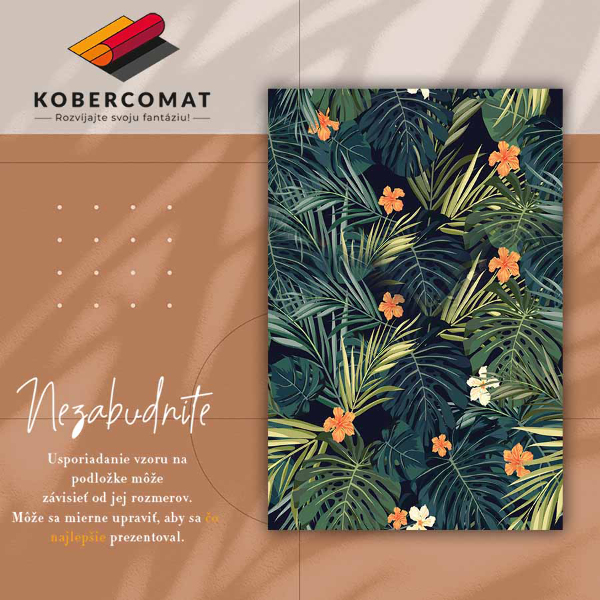 Vinyl vloerkleed Tropische bladeren