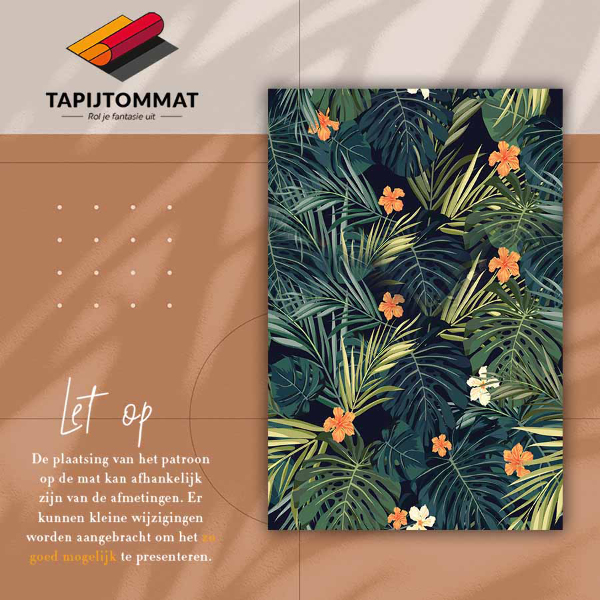 Vinyl vloerkleed Tropische bladeren
