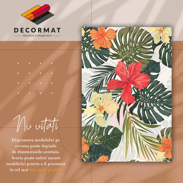 Vinyl tapijt Paradijsbloemen