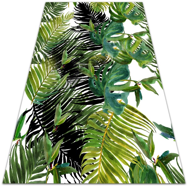 PVC mat Palm bladeren
