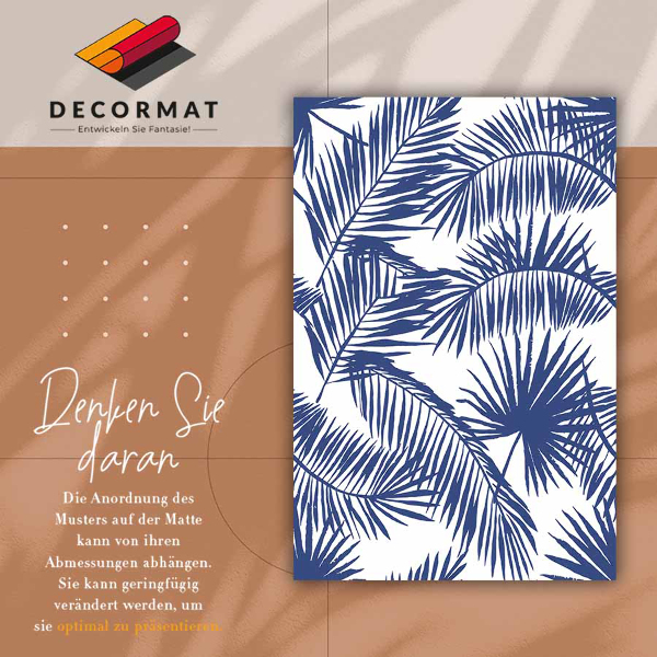 Vinyl tapijt Palm bladeren