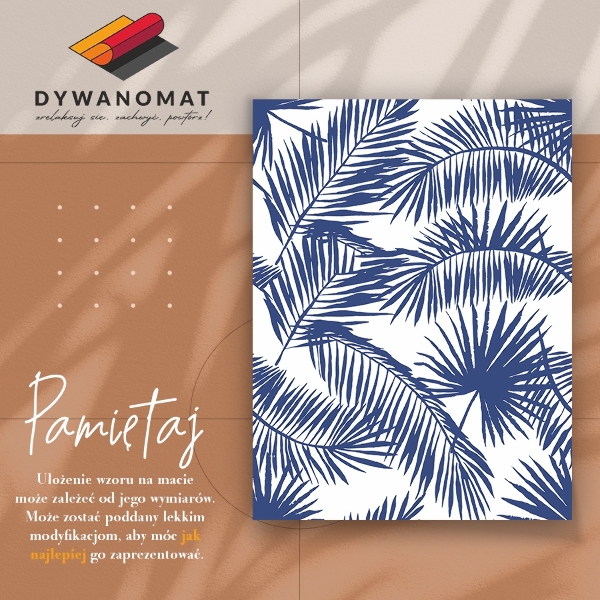 Vinyl tapijt Palm bladeren