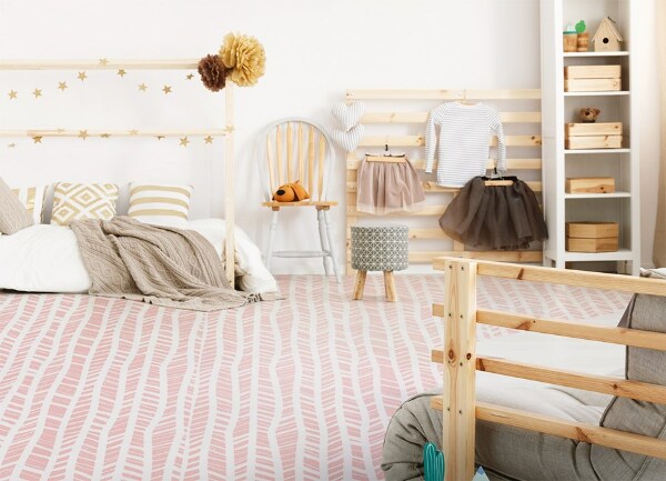 Vloerkleed vinyl Geometrische bladeren