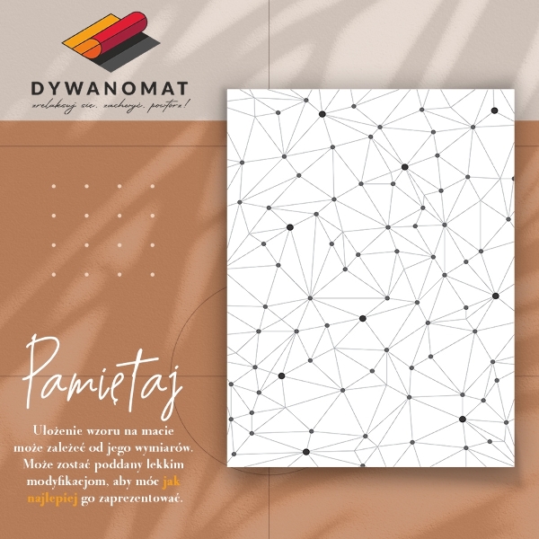 Vinyl tapijt Geometrische gaas