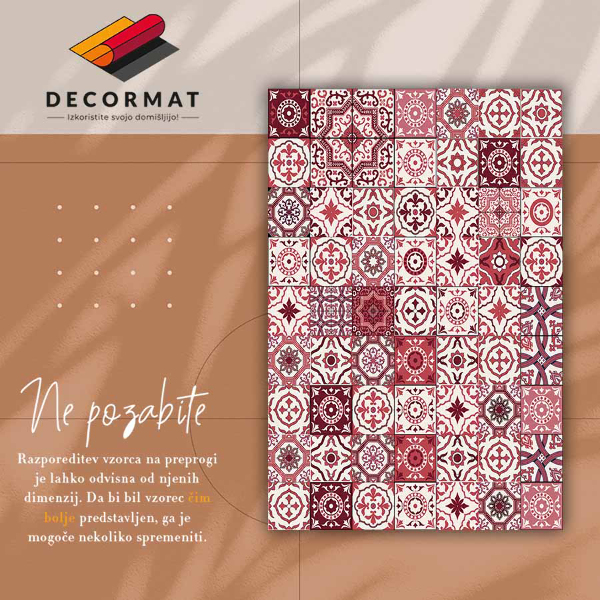 PVC mat Portugese tegels