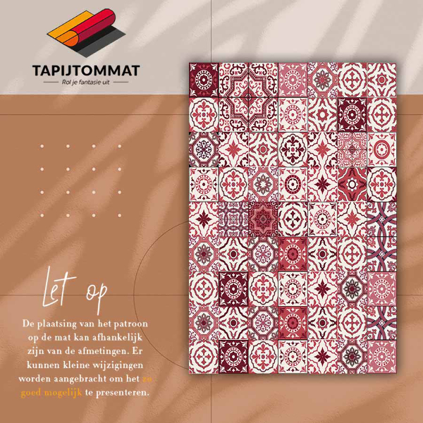 PVC mat Portugese tegels