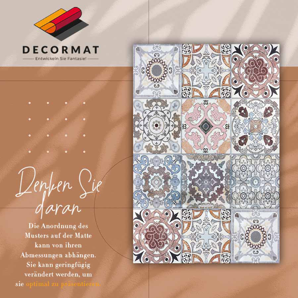 PVC mat Portugese tegels