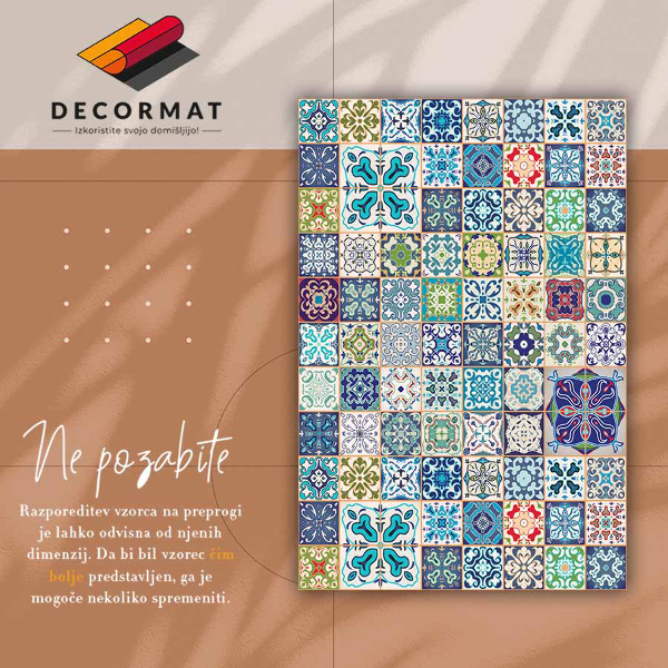 PVC tapijt Portugese patroon