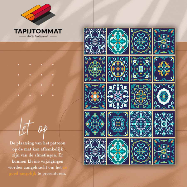 Vinyl tapijt Portugese tegels